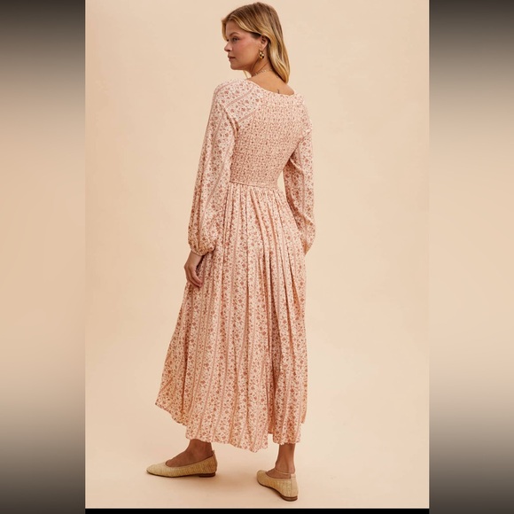 Floral Fall Maxi Dress NWT - Picture 4 of 4